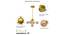 Cassia Metal Chandeliers (Gold) by Urban Ladder - Ground View Design 1 - 824519