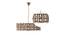 Evana Crystal Chandeliers (multi-color) by Urban Ladder - Design 1 Close View - 824524