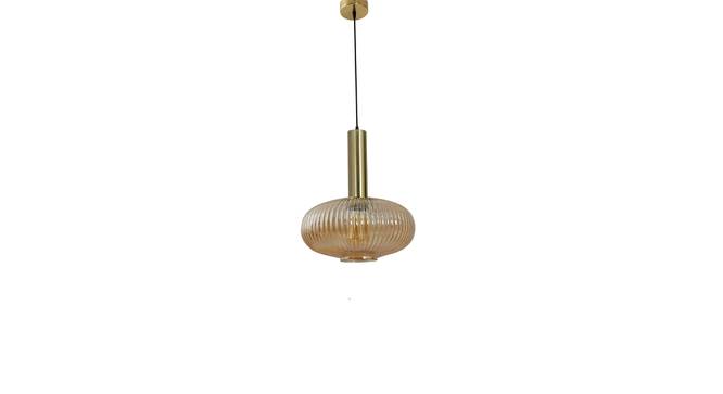 Ace Glass Hanging Lights (Gold) by Urban Ladder - Front View Design 1 - 824615