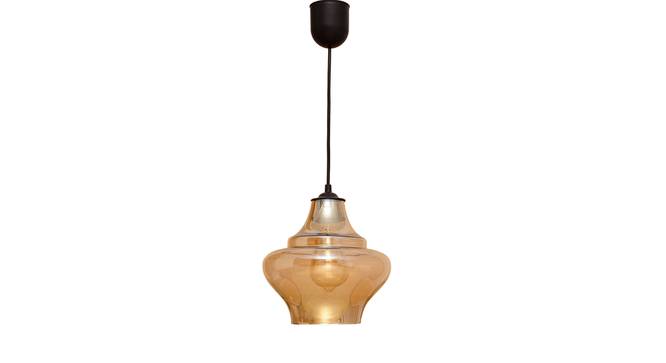 Achilles Glass Hanging Lights (Gold) by Urban Ladder - Front View Design 1 - 824616