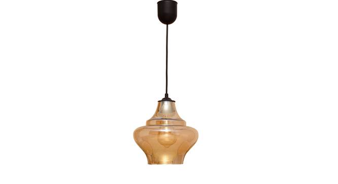 Achilles Glass Hanging Lights (Gold) by Urban Ladder - Front View Design 1 - 824616