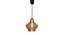 Achilles Glass Hanging Lights (Gold) by Urban Ladder - Design 1 Side View - 824630