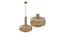Ace Glass Hanging Lights (Gold) by Urban Ladder - Ground View Design 1 - 824649