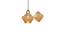 Achilles Glass Hanging Lights (Gold) by Urban Ladder - Ground View Design 1 - 824651