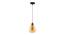 Belle Glass Hanging Lights (Gold) by Urban Ladder - Front View Design 1 - 824668