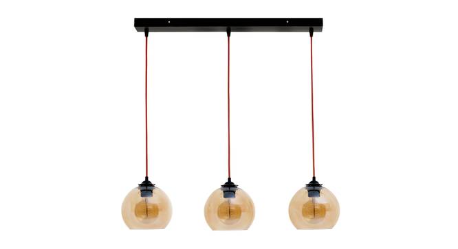 Winifred Glass Hanging Lights (Gold) by Urban Ladder - Front View Design 1 - 824672