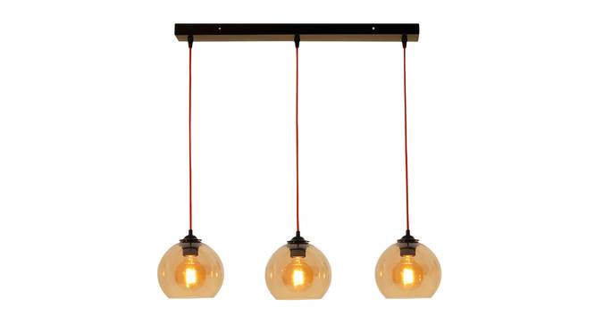 Winifred Glass Hanging Lights (Gold) by Urban Ladder - Design 1 Side View - 824692