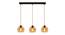 Winifred Glass Hanging Lights (Gold) by Urban Ladder - Design 1 Side View - 824692