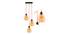Cleo Glass Hanging Lights (Gold) by Urban Ladder - Ground View Design 1 - 824722