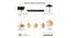 Sven Glass Hanging Lights (multi-color) by Urban Ladder - Rear View Design 1 - 824866