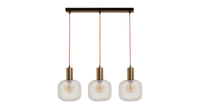 Maurice Glass Hanging Lights (White) by Urban Ladder - Front View Design 1 - 825030
