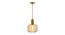 Penny Glass Hanging Lights (White) by Urban Ladder - Design 1 Side View - 825056