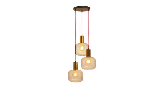 Elsa Glass Hanging Lights (White) by Urban Ladder - Ground View Design 1 - 825088