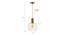 Penny Glass Hanging Lights (White) by Urban Ladder - Design 1 Storage Image - 825125