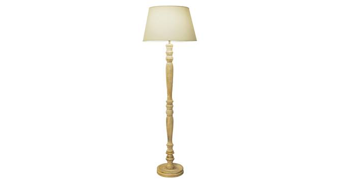 Maja Wood Floor Lamps (White) by Urban Ladder - Front View Design 1 - 825142