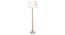 Maja Wood Floor Lamps (White) by Urban Ladder - Design 1 Side View - 825164