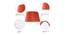 Justine Velvet Lamp Shades (Red) by Urban Ladder - Rear View Design 1 - 825496