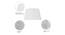 Wilma Cotton Lamp Shades (White) by Urban Ladder - Rear View Design 1 - 825544