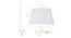 Wilma Cotton Lamp Shades (White) by Urban Ladder - Design 1 Storage Image - 825547