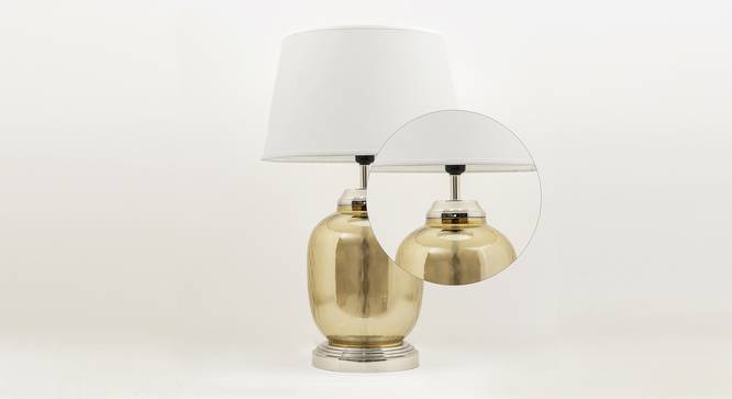 Lana Glass Table Lamps (Grey) by Urban Ladder - Design 1 Side View - 825930