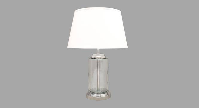 Ridge Glass Table Lamps (White) by Urban Ladder - Front View Design 1 - 826144