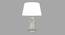 Ridge Glass Table Lamps (White) by Urban Ladder - Front View Design 1 - 826144