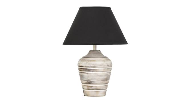 Cypress Wood Table Lamps (White) by Urban Ladder - Front View Design 1 - 826152