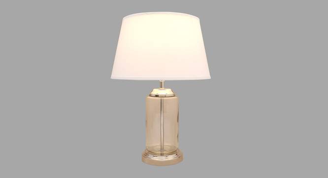 Ridge Glass Table Lamps (White) by Urban Ladder - Design 1 Side View - 826158