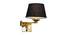 Kian Brass Wall Lamps (Gold) by Urban Ladder - Design 1 Side View - 826315