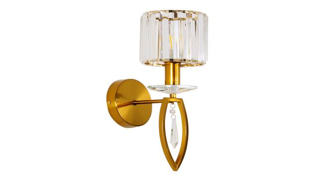 Mariel Glass Wall Lamps (Gold) by Urban Ladder - Front View Design 1 - 826332