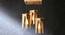 Jet Beige Solid Wood Cluster Hanging Light (Beige) by Urban Ladder - Front View Design 1 - 827677