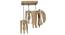Jet Beige Solid Wood Cluster Hanging Light (Beige) by Urban Ladder - Ground View Design 1 - 827768