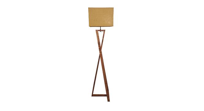 Catapult Beige Jute Floor Lamp with Beige Jute Base (Brown) by Urban Ladder - Front View Design 1 - 827782
