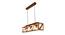 Symmetric Centrum Brown Solid Wood Cluster Hanging Light (Brown) by Urban Ladder - Front View Design 1 - 827950