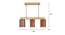 Elegant Beige Solid Wood Cluster  Hanging Light (Beige) by Urban Ladder - Ground View Design 1 - 827994