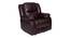 Scotland Leatherette Recliner Sofa 1 Seater With Rocker In Brown (Brown, One Seater) by Urban Ladder - - 