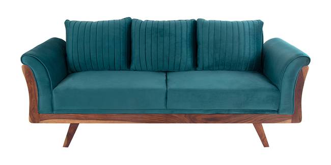 Andrew Fabric Sofa (Turquoise) (Blue, 3-seater Custom Set - Sofas, None Standard Set - Sofas, Fabric Sofa Material, Regular Sofa Size, Regular Sofa Type)