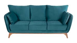 Alfredo Fabric Sofa (Turquoise)