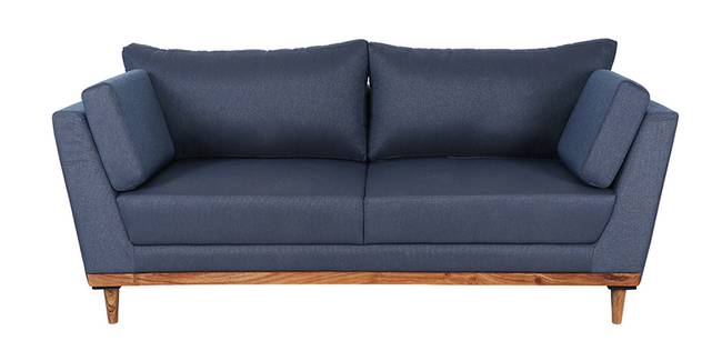 Axel Fabric Sofa (Blue) (Blue, 3-seater Custom Set - Sofas, None Standard Set - Sofas, Fabric Sofa Material, Regular Sofa Size, Regular Sofa Type)