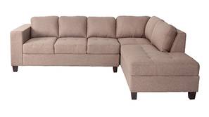 Latvia New Sectional Fabric Sofa (Brown)