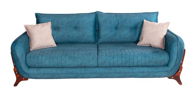 Trend Fabric Sofa (Blue) (Blue, 3-seater Custom Set - Sofas, None Standard Set - Sofas, Fabric Sofa Material, Regular Sofa Size, Regular Sofa Type)