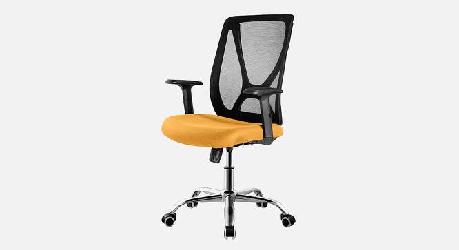 Aqua Breathable Mesh Ergonomic Chair in Orange Colour (Yellow) by Urban Ladder - Design 1 Side View - 829379