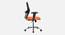 Vega Breathable Mesh Ergonomic ChairWithout Headrest  in Orange Colour (Orange) by Urban Ladder - Ground View Design 1 - 829411