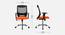 Sento Breathable Mesh Ergonomic Chair in Orange Colour (Orange) by Urban Ladder - Design 1 Dimension - 829482