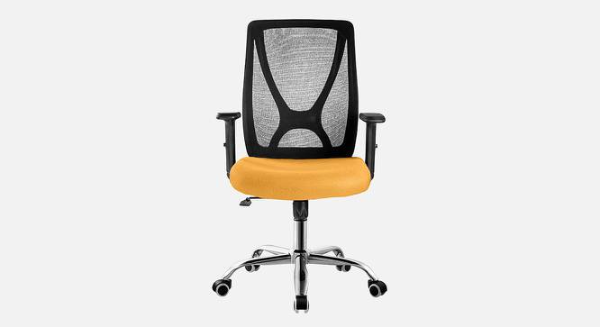 Aqua Breathable Mesh Ergonomic Chair in Orange Colour (Yellow) by Urban Ladder - Front View Design 1 - 829490