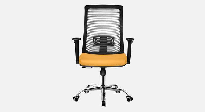 Terrace Breathable Mesh Ergonomic Chair in Orange Colour (Yellow) by Urban Ladder - Front View Design 1 - 829519