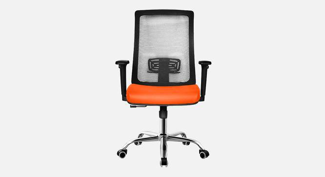 Terrace Breathable Mesh Ergonomic Chair in Orange Colour (Orange) by Urban Ladder - Front View Design 1 - 829521