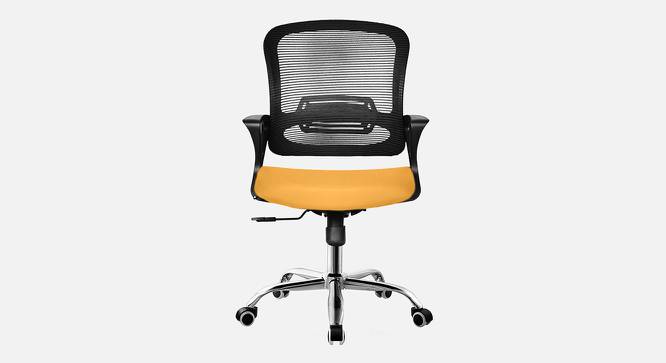 Tessa Breathable Mesh Ergonomic Chair in Orange Colour (Yellow) by Urban Ladder - Front View Design 1 - 829523