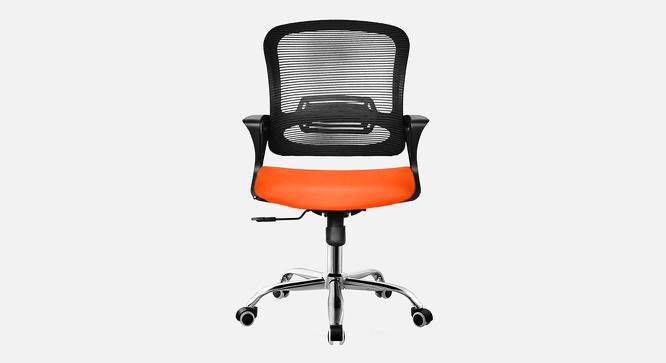 Tessa Breathable Mesh Ergonomic Chair in Orange Colour (Orange) by Urban Ladder - Front View Design 1 - 829525