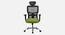 Neo Breathable Mesh Ergonomic Chair in Orange Colour (Green) by Urban Ladder - Front View Design 1 - 829663